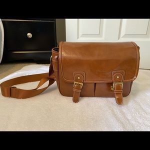 Faux Leather Camera Bag